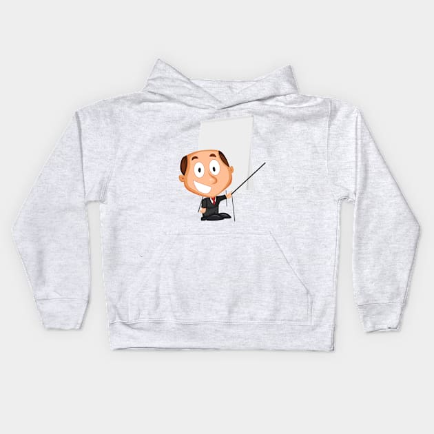 businessman Kids Hoodie by T-shirt_best_